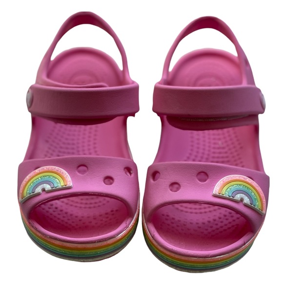 CROCS Other - Girls Rainbow Mary Jane Crocs